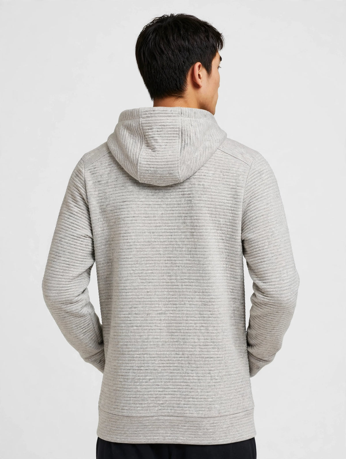 Beige Plain Hoodie