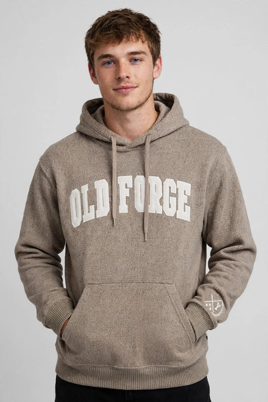 Dark beige hoodie