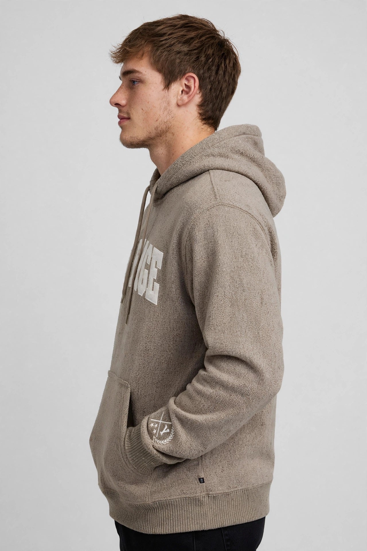 Dark beige hoodie