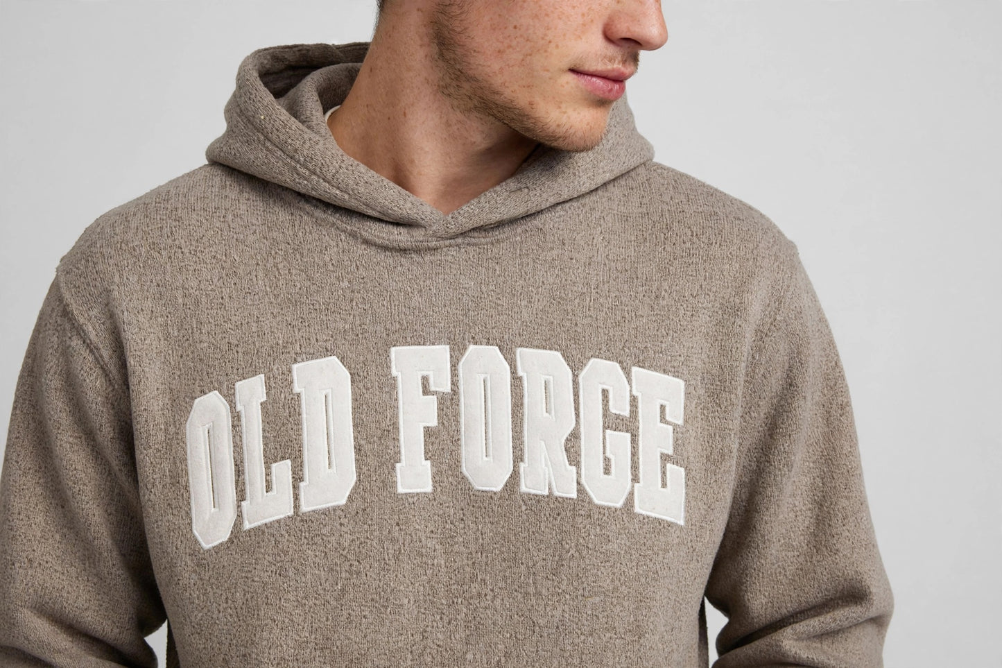 Dark beige hoodie