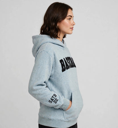 BASEBALL Sherpa Blue Hoodie