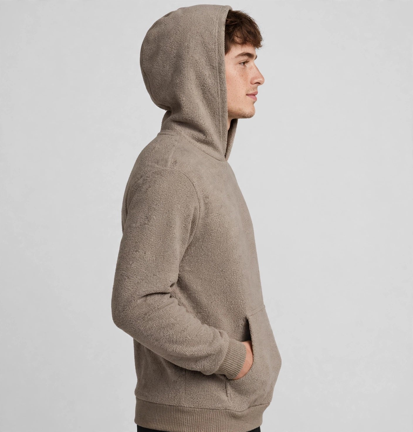 Beige Hoodie
