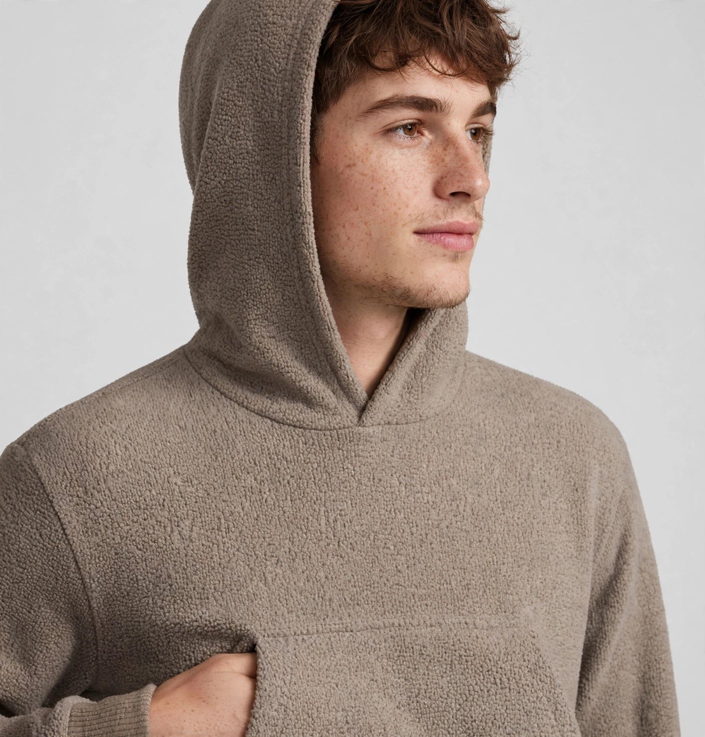 Beige Hoodie