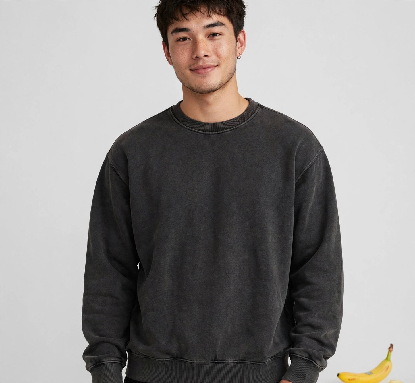 Greyish Black Sweat Shirt
