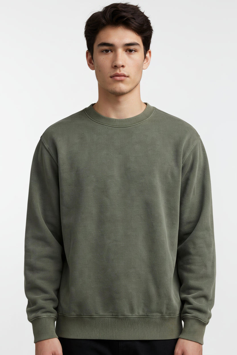 Greenish Grey Sweat Shirt