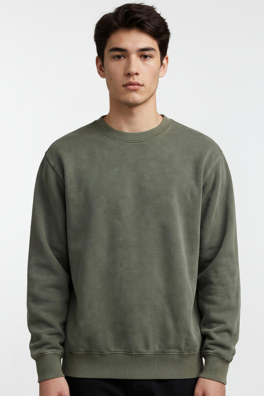 Greenish Grey Sweat Shirt
