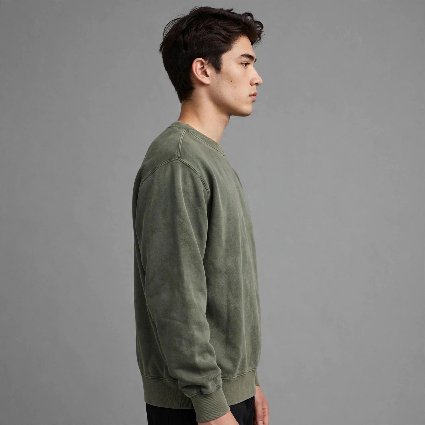 Greenish Grey Sweat Shirt